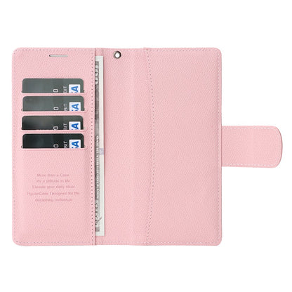 HGUANCASE For iPhone 17 Pro Max Case Wallet Stand Detachable Vintage Leather Phone Cover with Wrist Strap