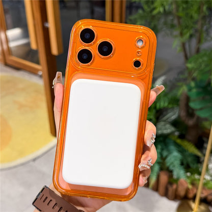 For iPhone 17 Pro Max Magnetic Case PC+TPU Protective Cover Compatible with MagSafe