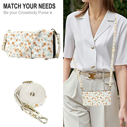 For Samsung Galaxy S25 Ultra Leather Case with Wrist Strap   /   Shoulder Strap Rhombic Floral Pattern Zipper Wallet Phone Cover