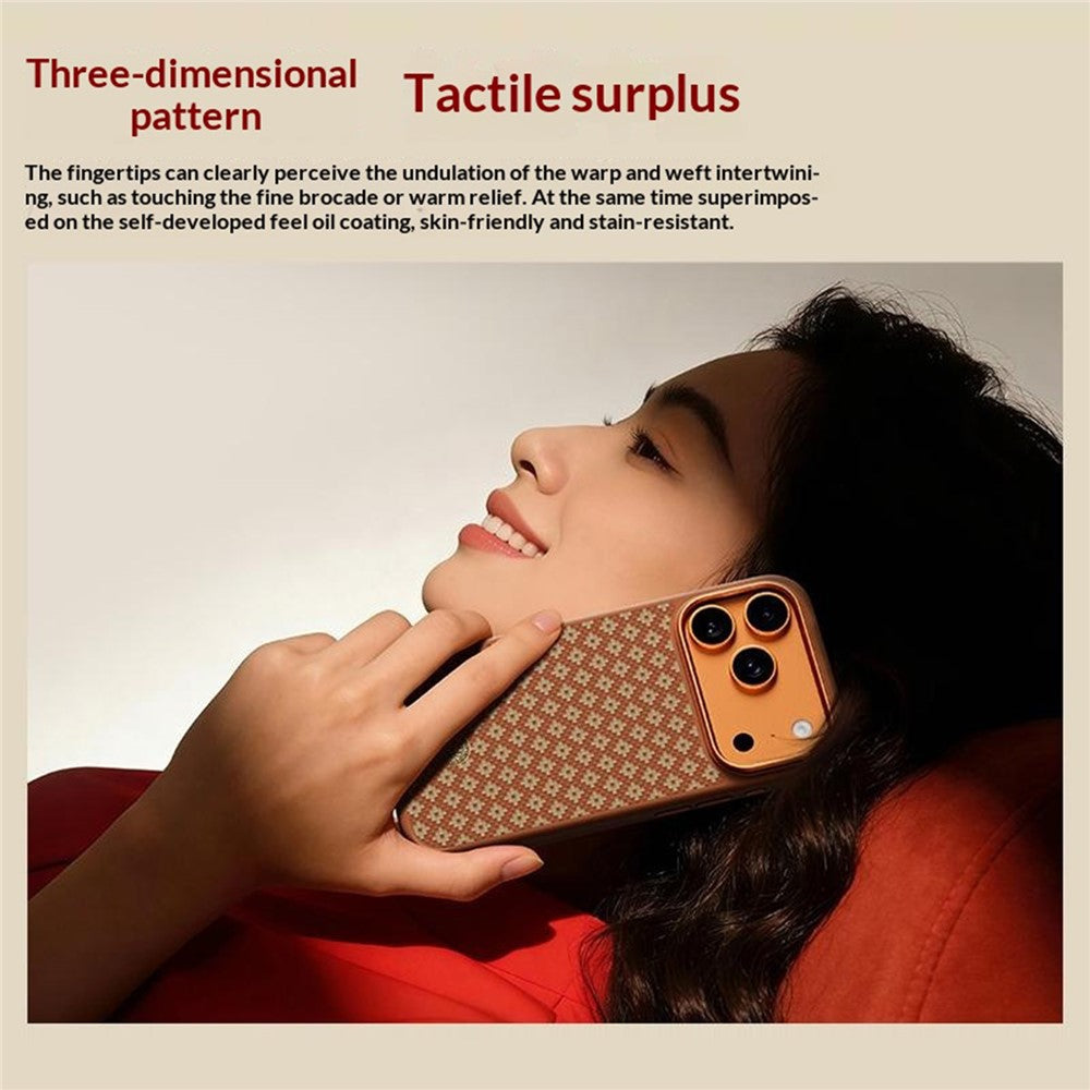 BENKS for iPhone 17 Pro Magnetic Case Aramid Fiber Shockproof Cover with Golden Badge Decor