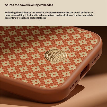 BENKS for iPhone 17 Pro Magnetic Case Aramid Fiber Shockproof Cover with Golden Badge Decor