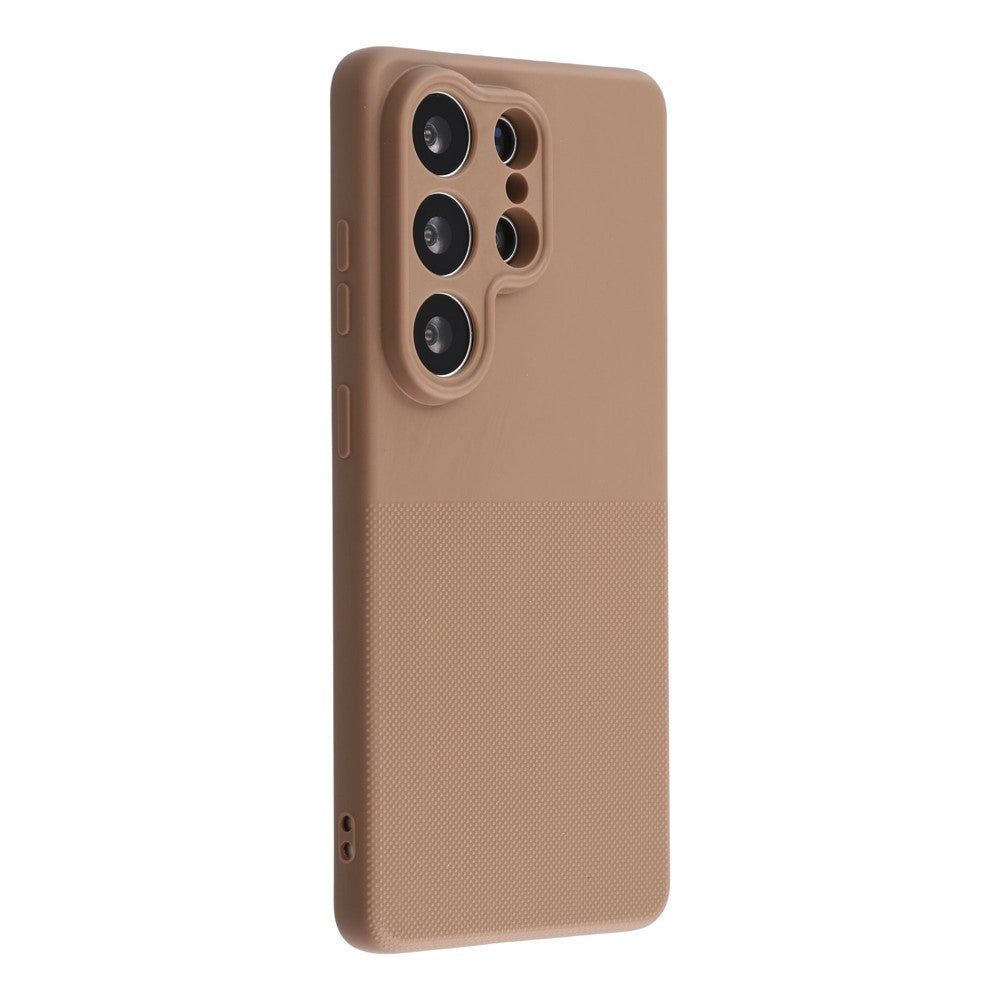 For Samsung Galaxy S25 Ultra Phone Case Dotted Texture Fiber Lining TPU Shockproof Cover (Precise Cutouts)