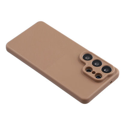 For Samsung Galaxy S25 Ultra Phone Case Dotted Texture Fiber Lining TPU Shockproof Cover (Precise Cutouts)
