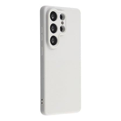 For Samsung Galaxy S25 Ultra Phone Case Dotted Texture Fiber Lining TPU Shockproof Cover (Precise Cutouts)