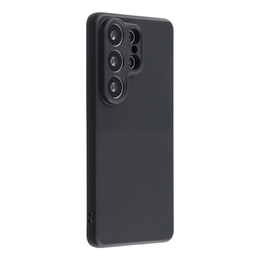 For Samsung Galaxy S25 Ultra Phone Case Dotted Texture Fiber Lining TPU Shockproof Cover (Precise Cutouts)