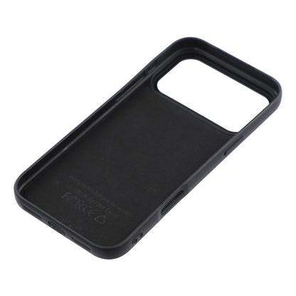 For iPhone 17 Pro Phone Case Dotted Texture Fiber Lining TPU Shockproof Cover  (Big Lens Hole)