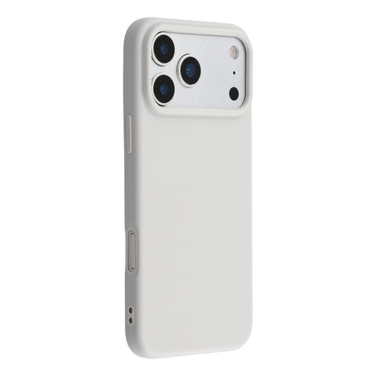For iPhone 17 Pro Phone Case Dotted Texture Fiber Lining TPU Shockproof Cover  (Big Lens Hole)
