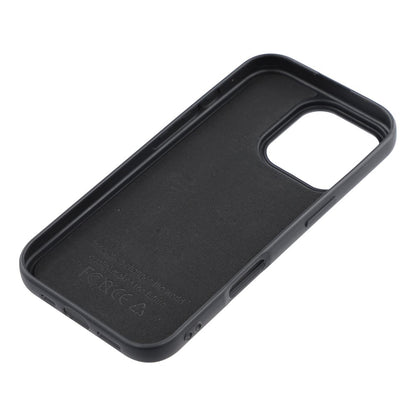 For iPhone 16 Pro Max Phone Case Dotted Texture Fiber Lining TPU Shockproof Cover  (Big Lens Hole)