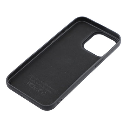For iPhone 15 Pro Phone Case Dotted Texture Fiber Lining TPU Shockproof Cover  (Big Lens Hole)