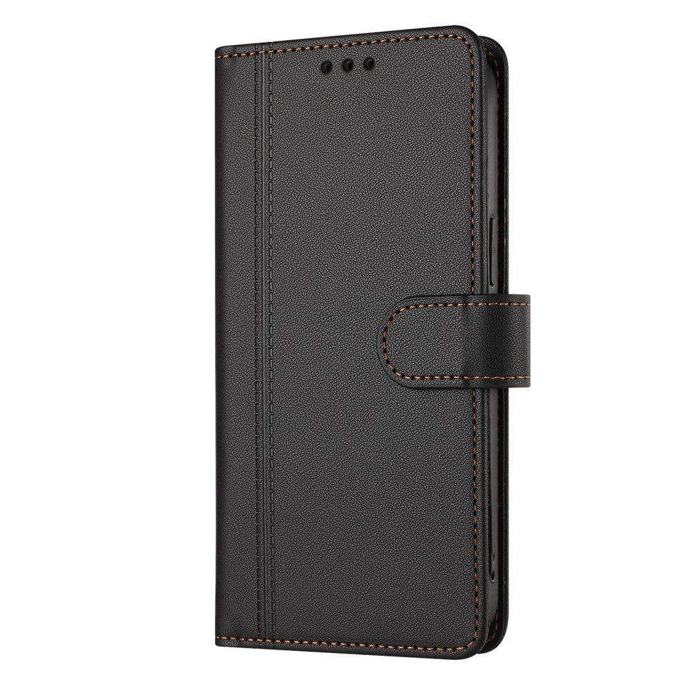 For iPhone 17 Pro Max Case 9 Card Slots PU Leather Flip Wallet Phone Cover with Hand Strap