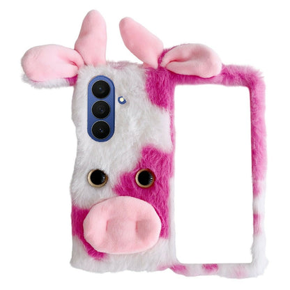 For Samsung Galaxy Z Fold8 Ultra Case Plush Cow Hard PC Protective Phone Cover