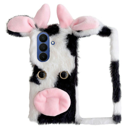 For Samsung Galaxy Z Fold8 Ultra Case Plush Cow Hard PC Protective Phone Cover