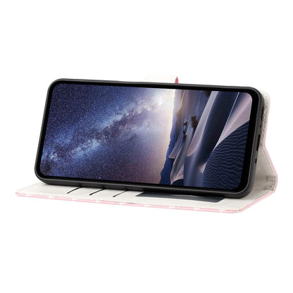 For Samsung Galaxy S26+ Case Star Pattern PU Leather Wallet Stand Phone Cover with Wrist Strap