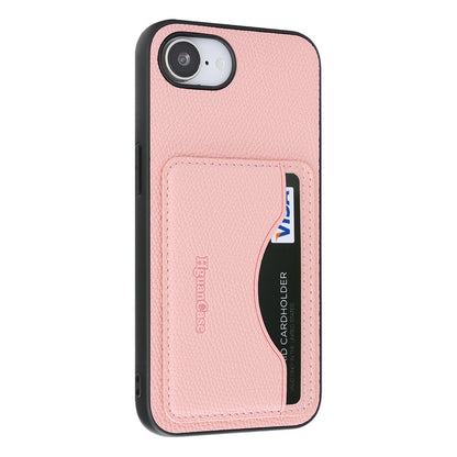 For iPhone 16e / iPhone 17e HGUANCASE Case Wallet Stand Detachable Vintage Leather Phone Cover with Wrist Strap