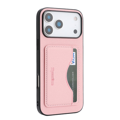 For iPhone 17 Pro HGUANCASE Case Wallet Stand Detachable Vintage Leather Phone Cover with Wrist Strap