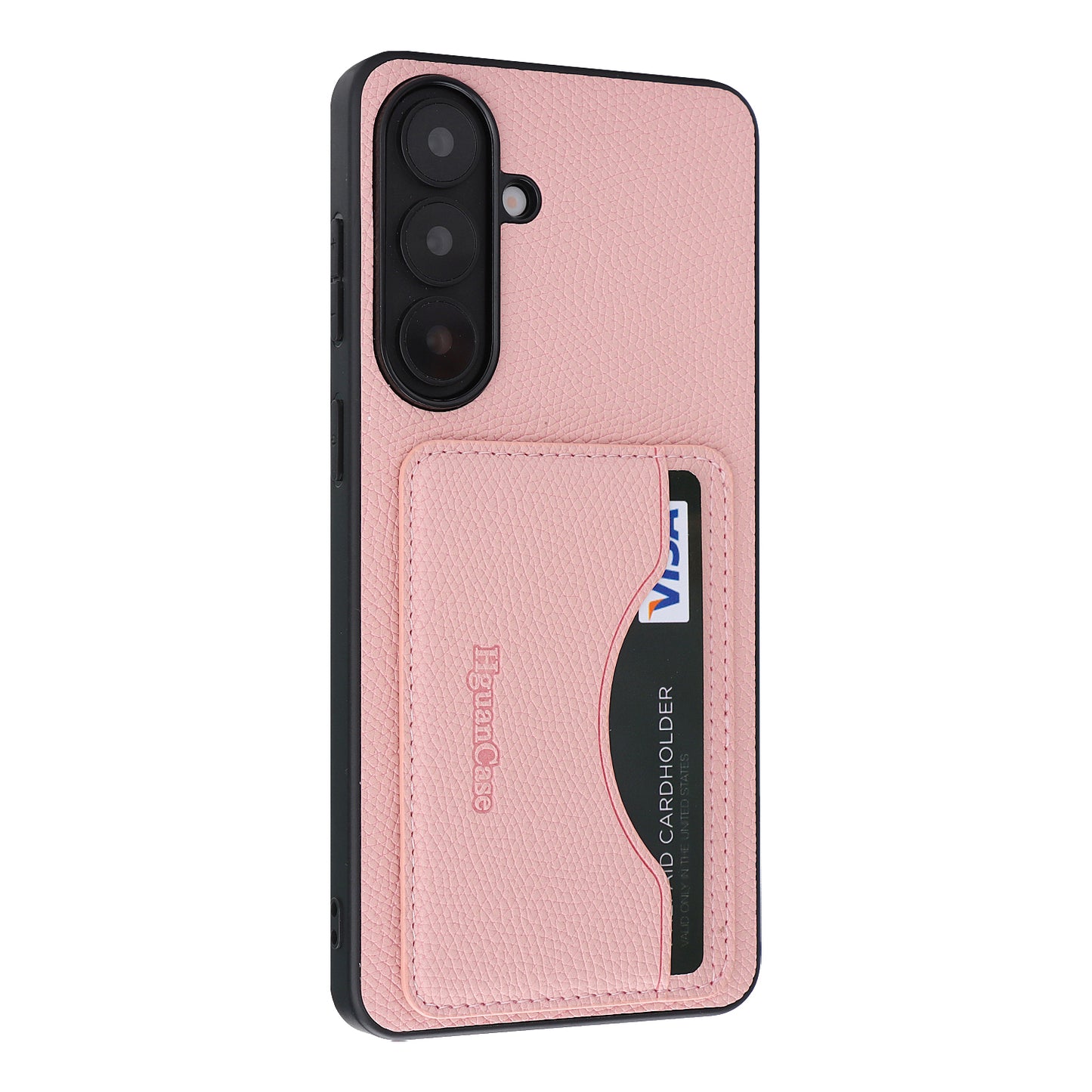 For Samsung Galaxy S26+ HGUANCASE Case Wallet Stand Detachable Vintage Leather Phone Cover with Wrist Strap