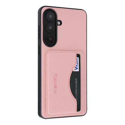 For Samsung Galaxy S26+ HGUANCASE Case Wallet Stand Detachable Vintage Leather Phone Cover with Wrist Strap