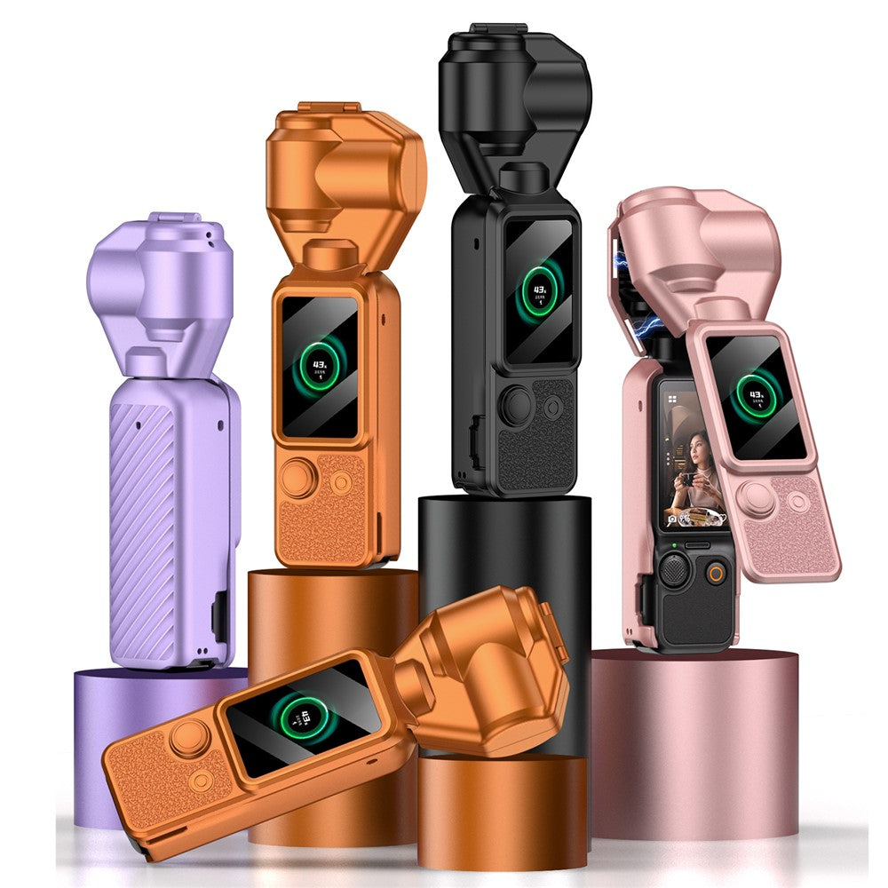 GKK For DJI Osmo Pocket 4 Magnetic Flip-Open Gimbal Protective Cover Handle Guard with Lanyard