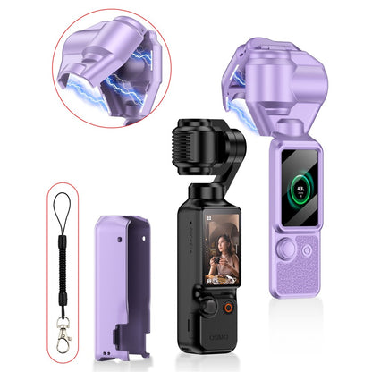 GKK For DJI Osmo Pocket 4 Magnetic Flip-Open Gimbal Protective Cover Handle Guard with Lanyard