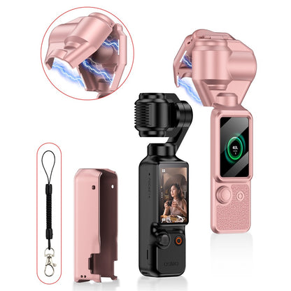 GKK For DJI Osmo Pocket 4 Magnetic Flip-Open Gimbal Protective Cover Handle Guard with Lanyard