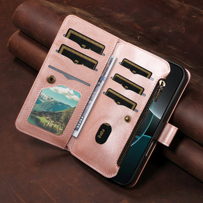 For Samsung Galaxy S26+ Wallet Case 9 Card Slots RFID Blocking Mandala Embossed Leather Flip Cover with Wrist Strap
