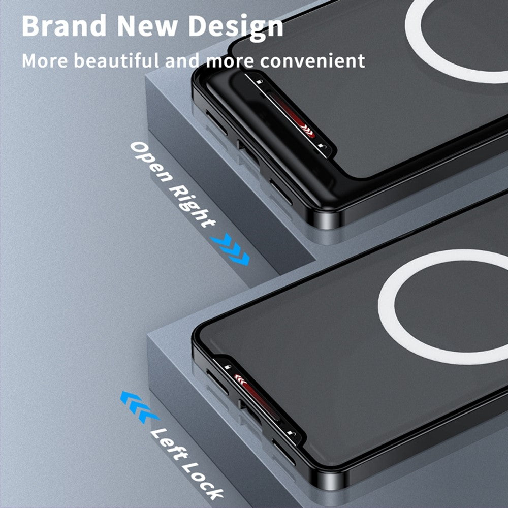 For Samsung Galaxy S25 Ultra Magnetic Case Football Pattern PC+TPU Protective Phone Cover with Lens Film