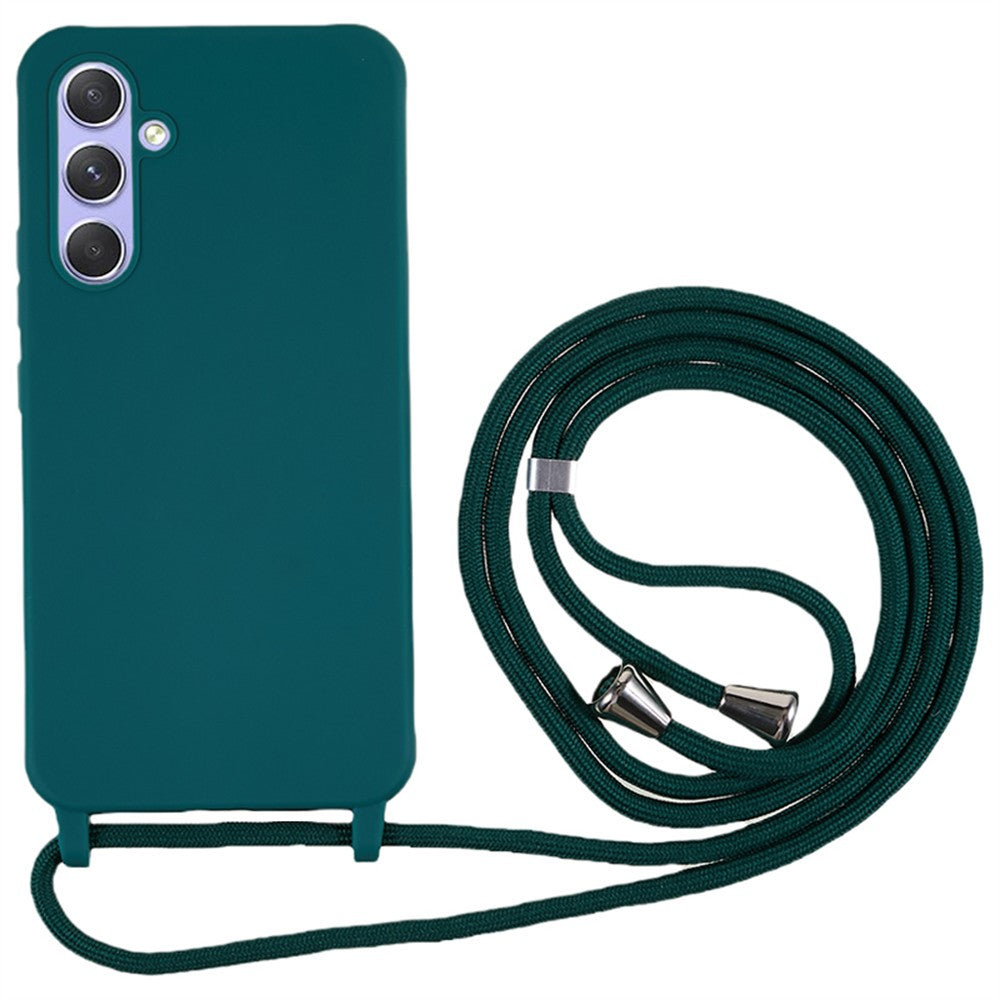 For Samsung Galaxy S26+ Case TPU Soft Shockproof Phone Cover with Adjustable Lanyard