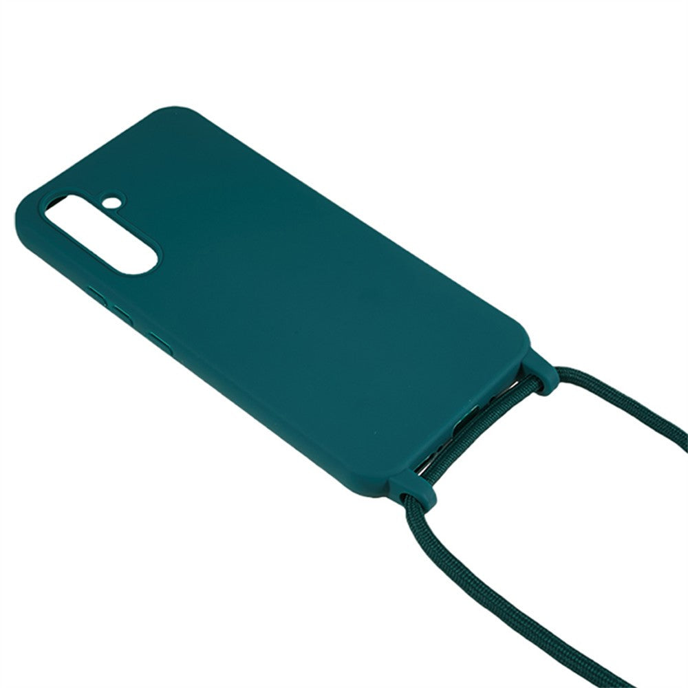 For Samsung Galaxy S26+ Case TPU Soft Shockproof Phone Cover with Adjustable Lanyard