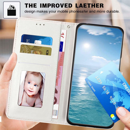 For Samsung Galaxy S26+ Wallet Case Pattern Printing PU Leather Stand Flip Phone Cover with Wrist Strap