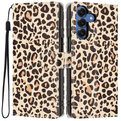 For Samsung Galaxy S26+ Wallet Case Pattern Printing PU Leather Stand Flip Phone Cover with Wrist Strap