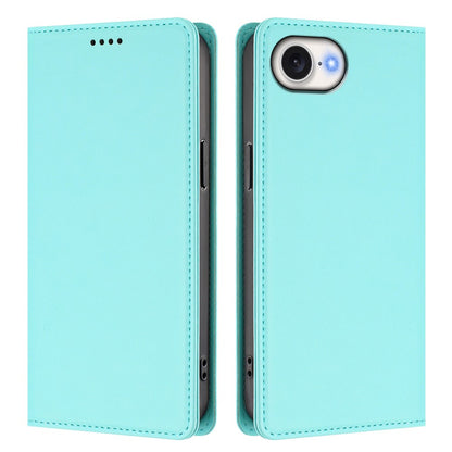 For iPhone 17e / 16e Leather Wallet Case Magnetic Closure RFID Blocking Phone Cover