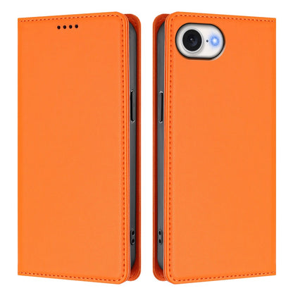 For iPhone 17e / 16e Leather Wallet Case Magnetic Closure RFID Blocking Phone Cover