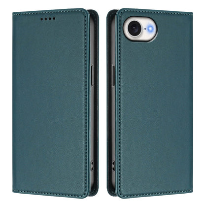 For iPhone 17e / 16e Leather Wallet Case Magnetic Closure RFID Blocking Phone Cover