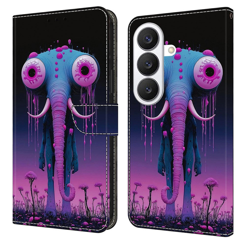 For Samsung Galaxy S26+ Wallet Stand Case Pattern Printing Leather Phone Cover