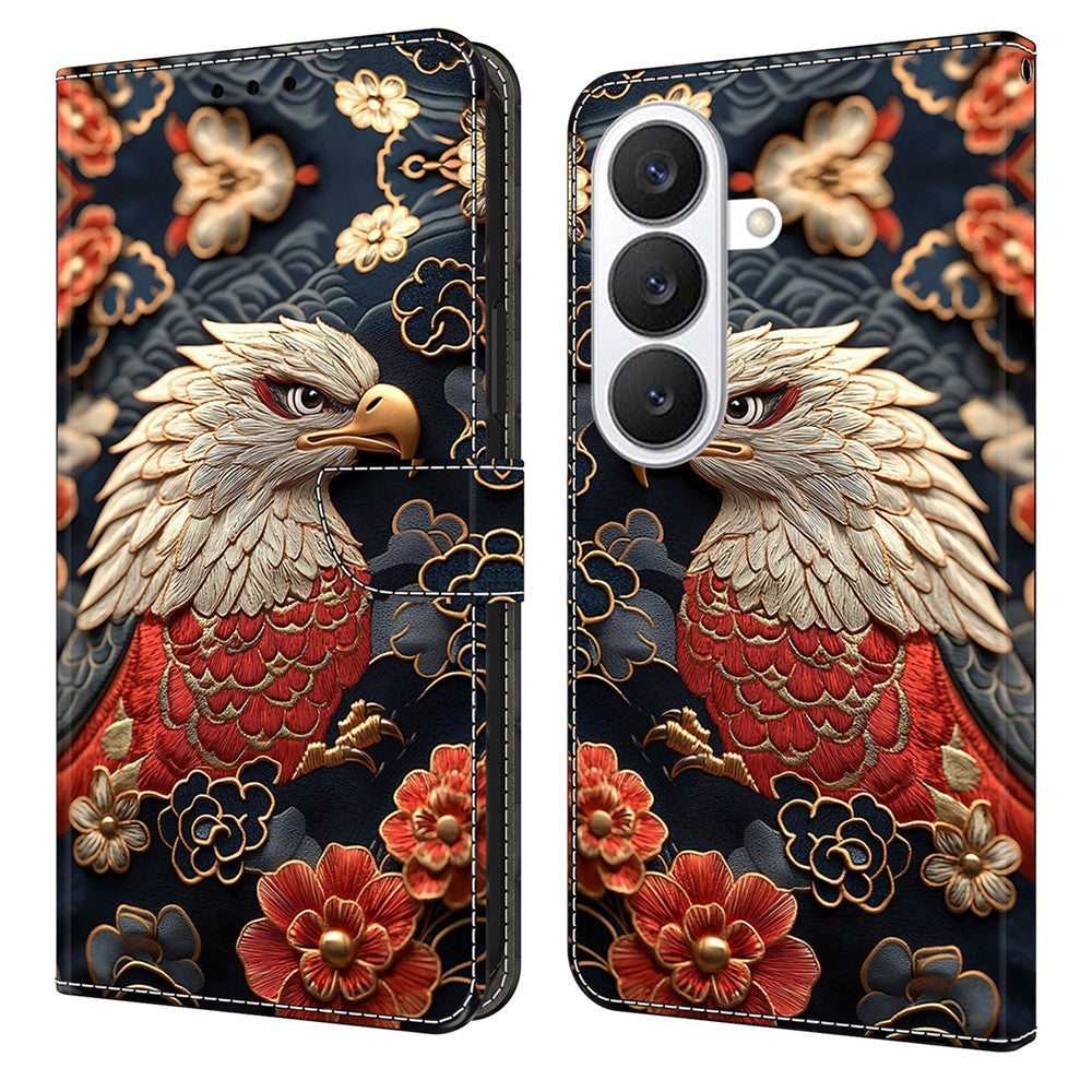 For Samsung Galaxy S26+ Wallet Stand Case Pattern Printing Leather Phone Cover