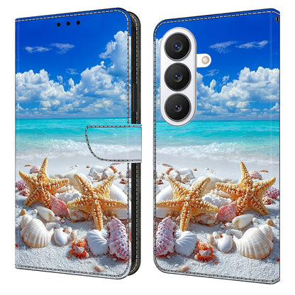 For Samsung Galaxy S26+ Wallet Stand Case Pattern Printing Leather Phone Cover