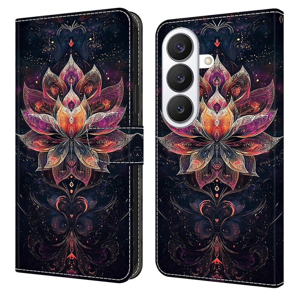 For Samsung Galaxy S26+ Wallet Stand Case Pattern Printing Leather Phone Cover