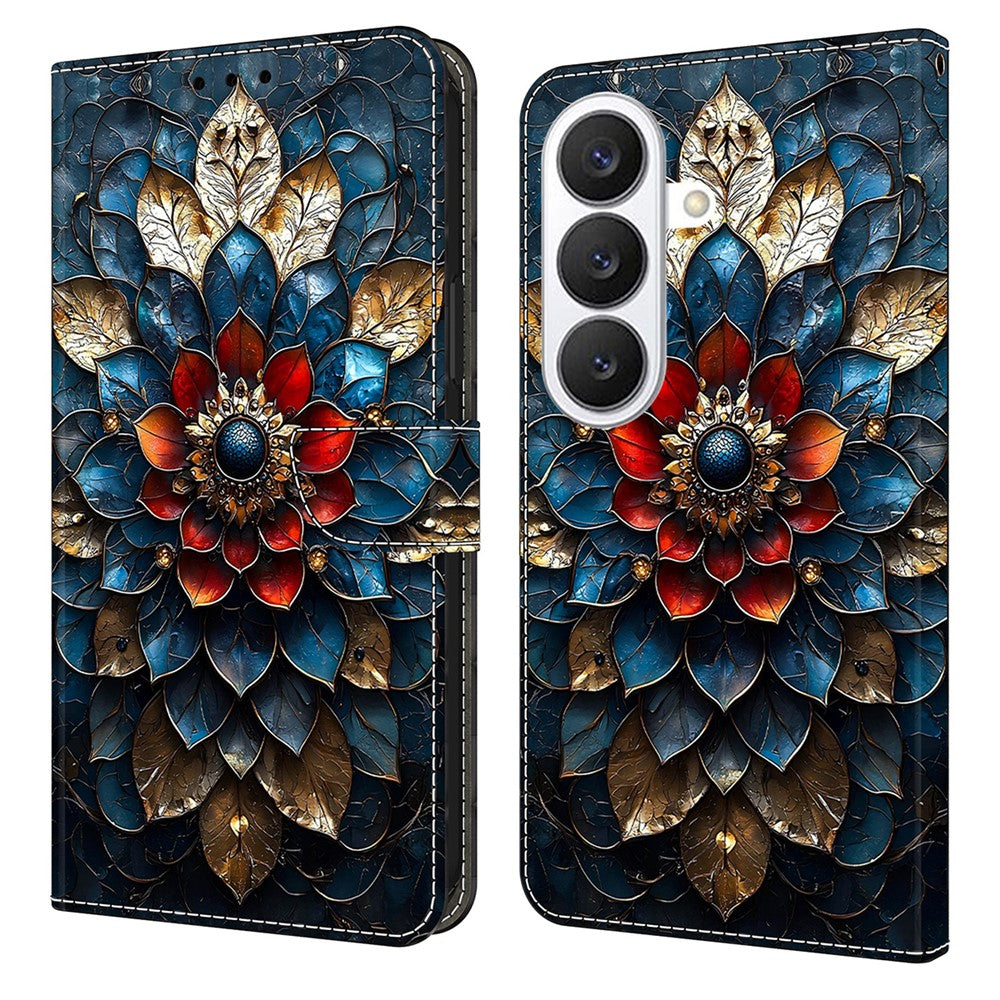 For Samsung Galaxy S26+ Wallet Stand Case Pattern Printing Leather Phone Cover