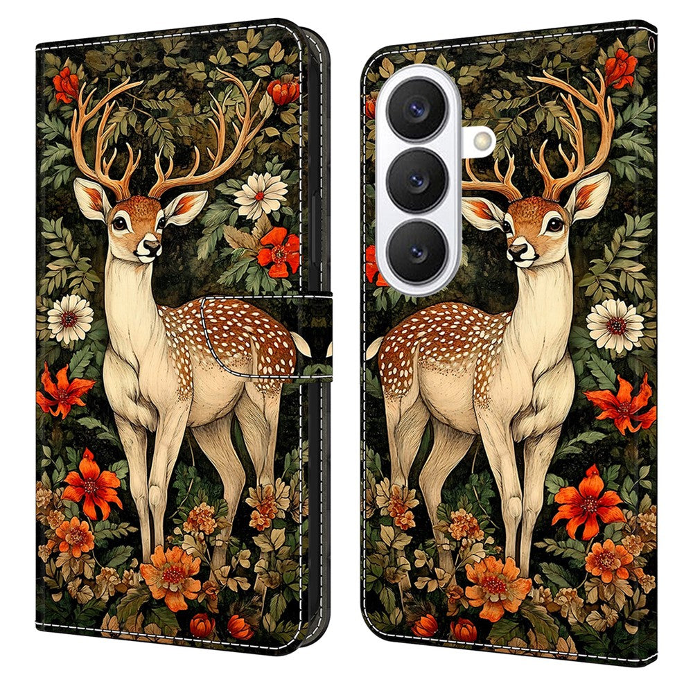 For Samsung Galaxy S26+ Wallet Stand Case Pattern Printing Leather Phone Cover