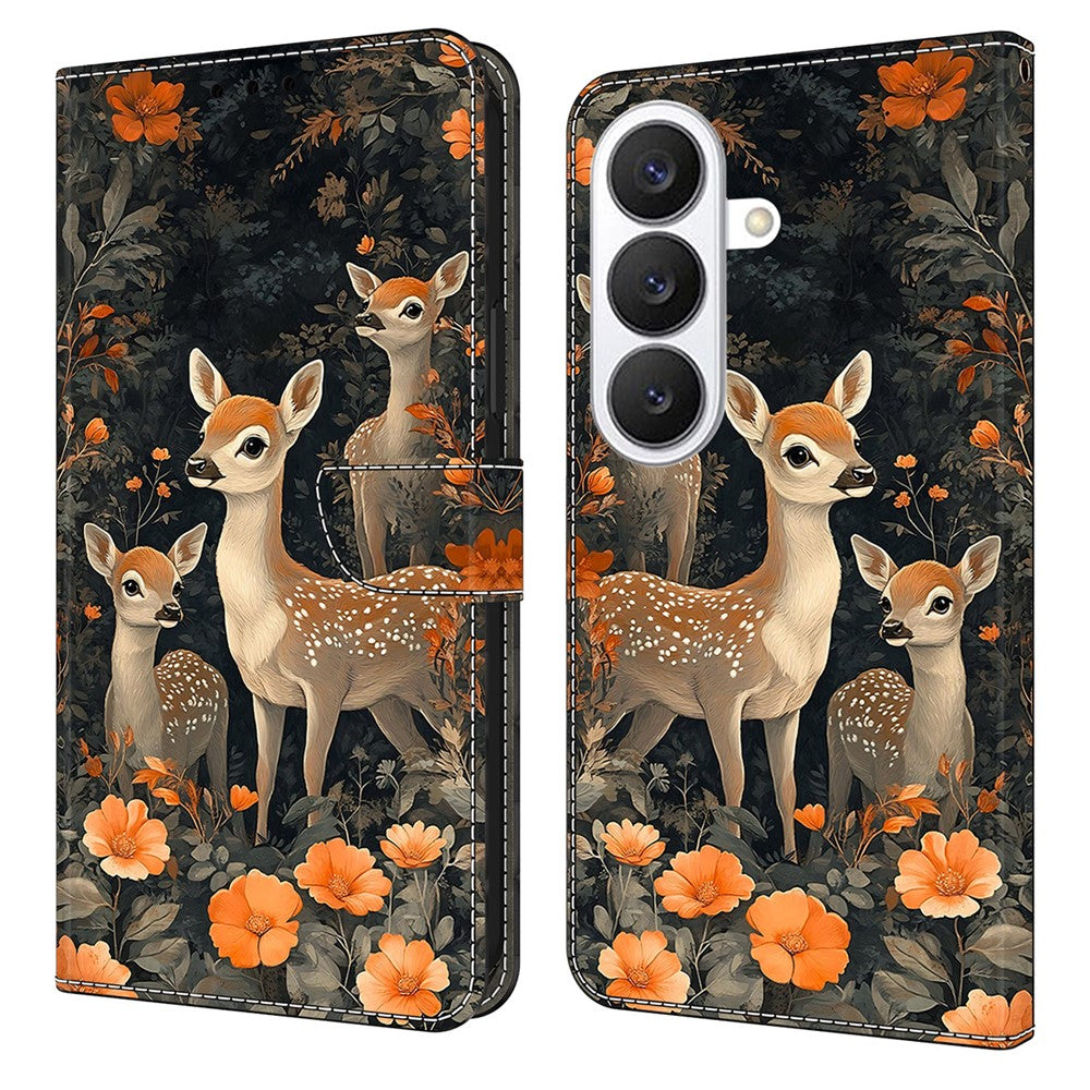 For Samsung Galaxy S26+ Wallet Stand Case Pattern Printing Leather Phone Cover
