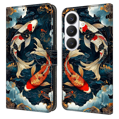 For Samsung Galaxy S26+ Wallet Stand Case Pattern Printing Leather Phone Cover