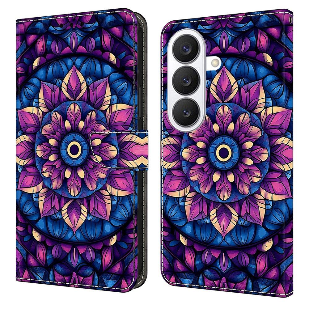 For Samsung Galaxy S26+ Wallet Stand Case Pattern Printing Leather Phone Cover