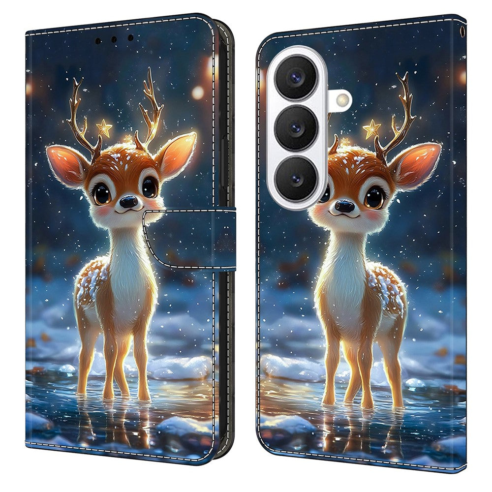 For Samsung Galaxy S26+ Wallet Stand Case Pattern Printing Leather Phone Cover