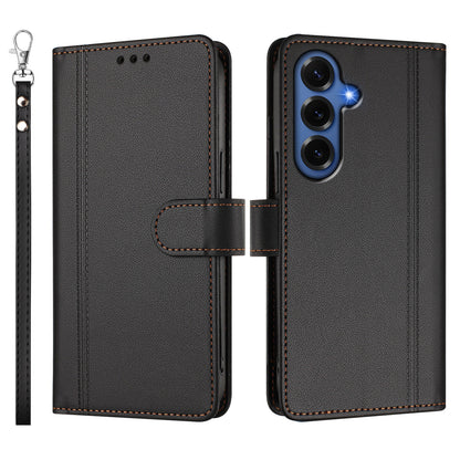 For Samsung Galaxy S26+ Case 9 Card Slots PU Leather Flip Wallet Phone Cover with Hand Strap