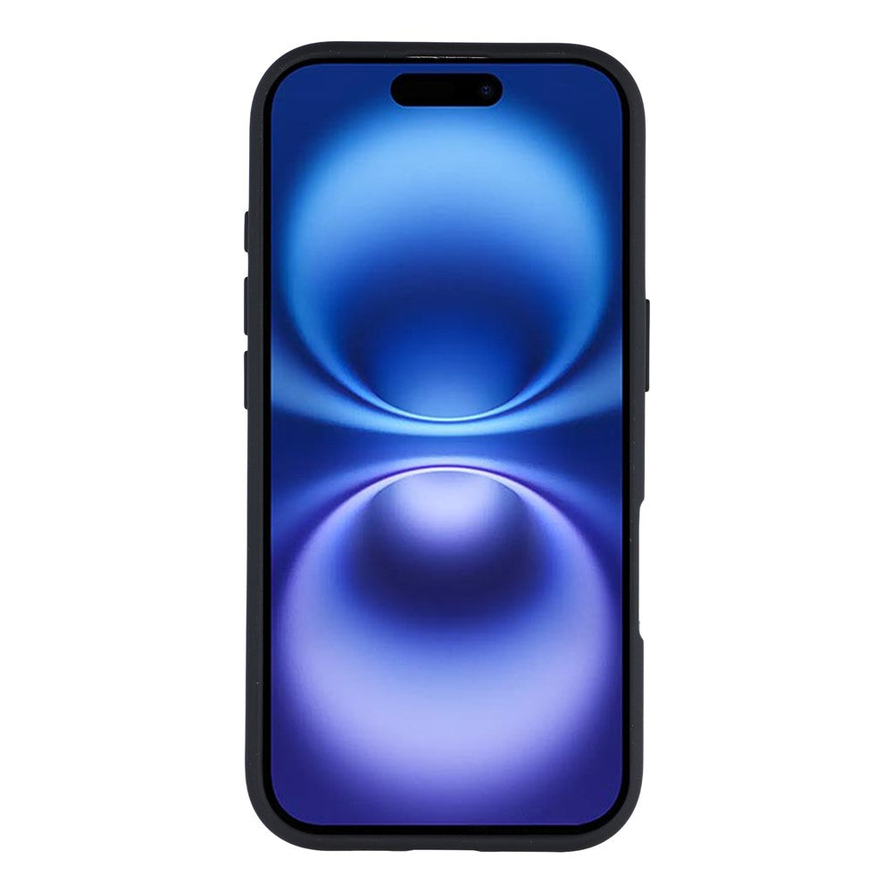 For iPhone 16 Magnetic Case Large Viewing Window TPU + PC Shockproof Phone Cover