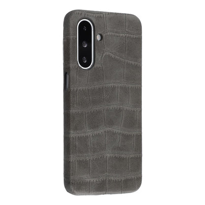 For Samsung Galaxy S26+ Case Crocodile Pattern PU Leather Coated PC+TPU Protective Cover
