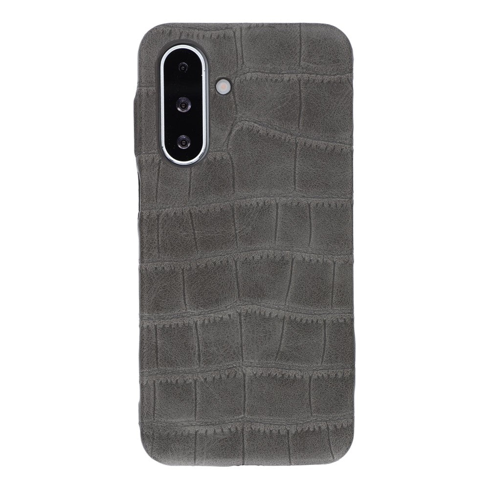 For Samsung Galaxy S26+ Case Crocodile Pattern PU Leather Coated PC+TPU Protective Cover