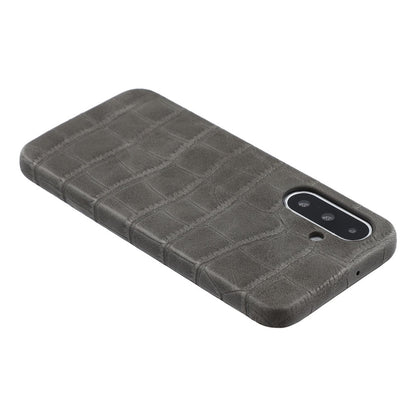 For Samsung Galaxy S26+ Case Crocodile Pattern PU Leather Coated PC+TPU Protective Cover