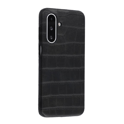 For Samsung Galaxy S26+ Case Crocodile Pattern PU Leather Coated PC+TPU Protective Cover