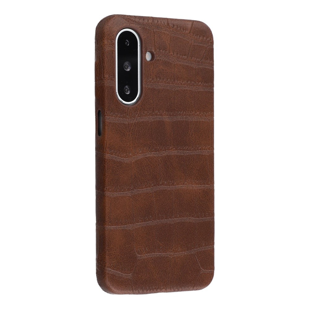For Samsung Galaxy S26+ Case Crocodile Pattern PU Leather Coated PC+TPU Protective Cover
